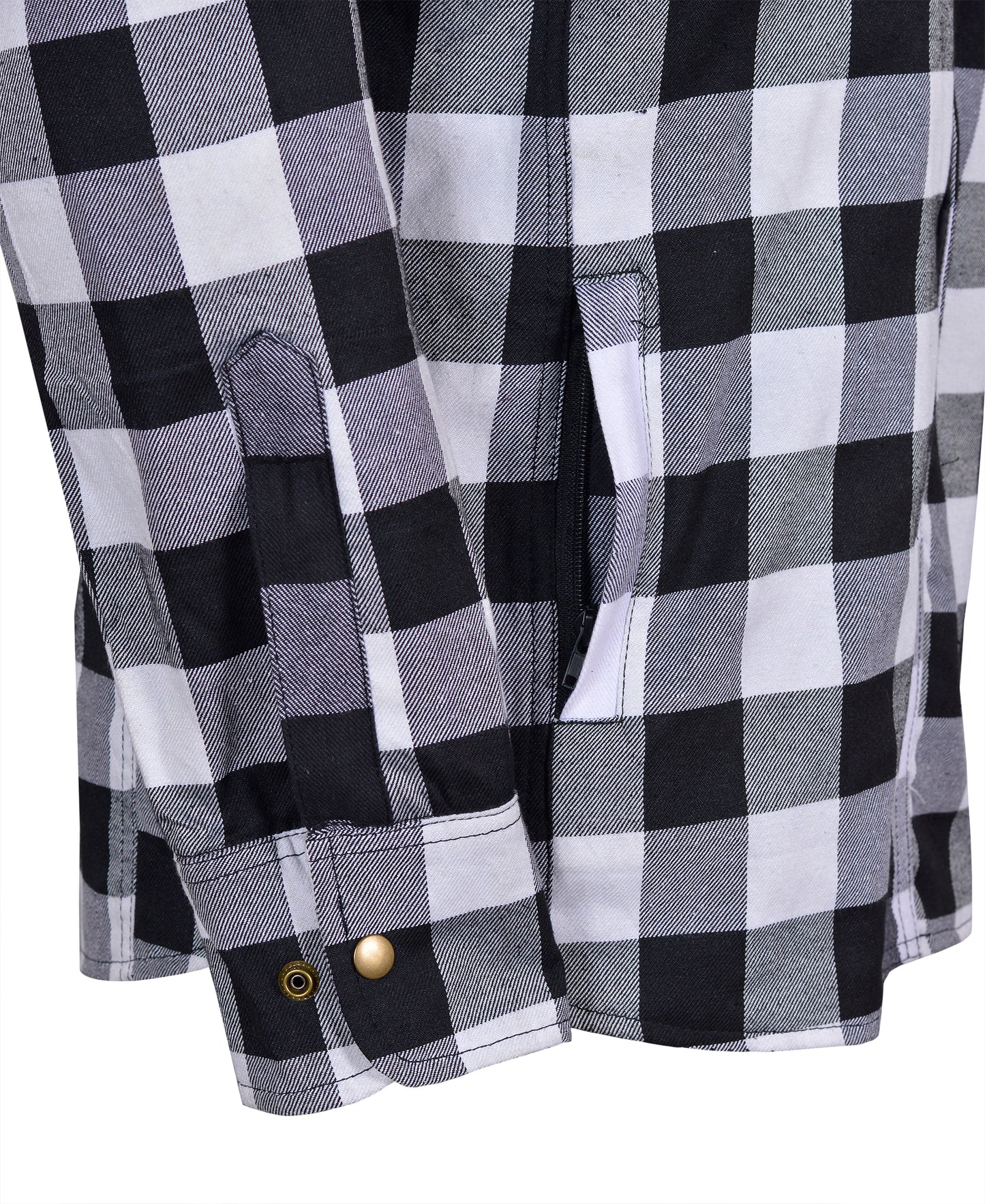 Men’s Flannel Motorcycle Kevlar Shirt