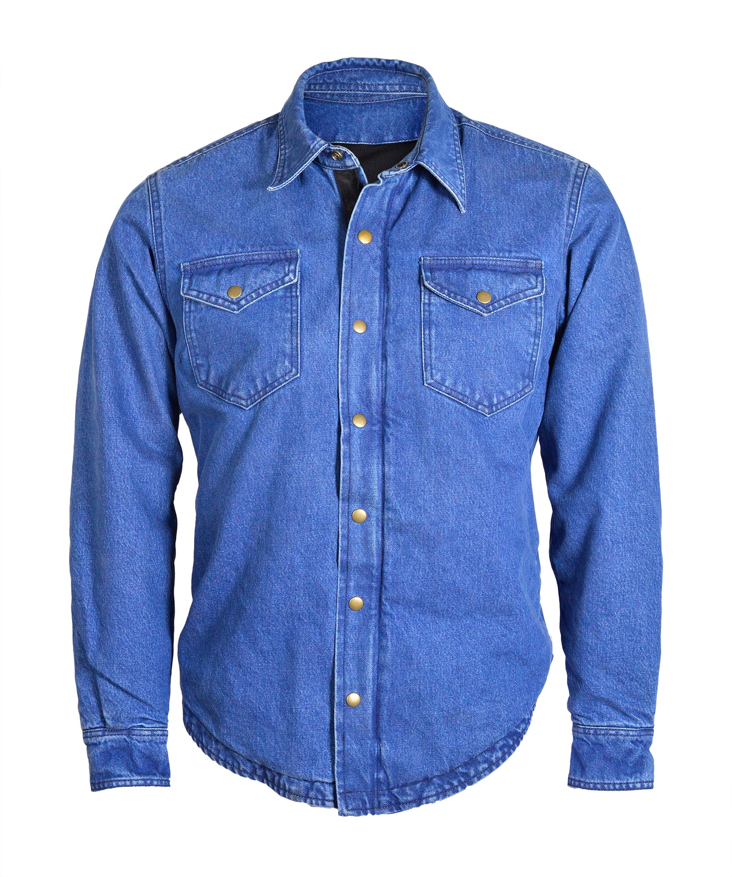 Men’s Denim Kevlar Motorcycle Shirt