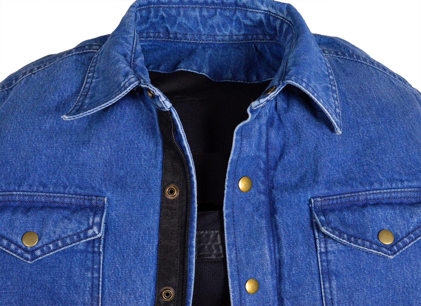 Men’s Denim Kevlar Motorcycle Shirt
