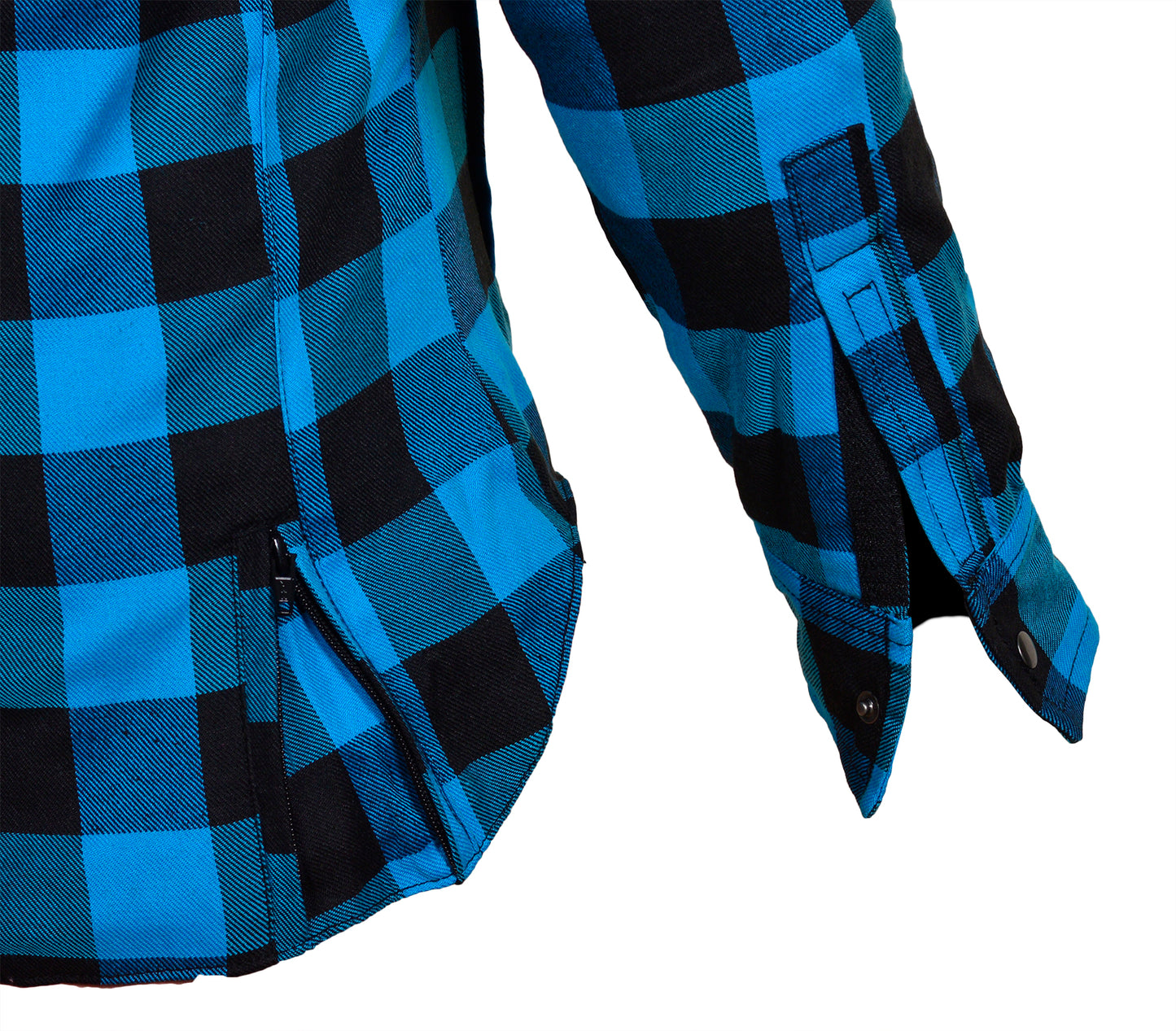 Women's Long Sleeve Checkered Kevlar Shirt