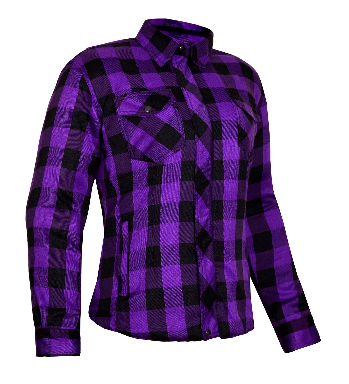 Women's Long Sleeve Checkered Kevlar Shirt