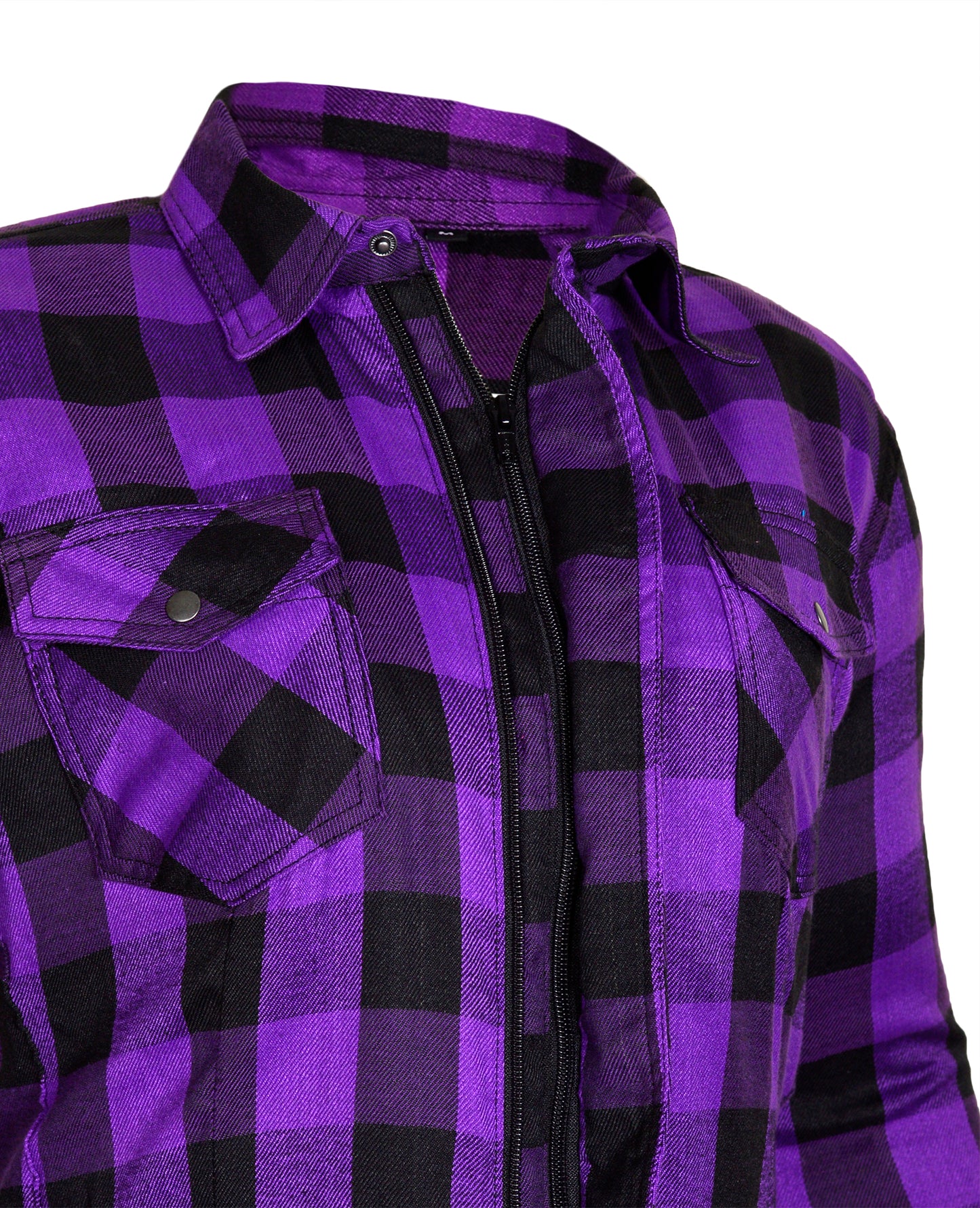 Women's Long Sleeve Checkered Kevlar Shirt