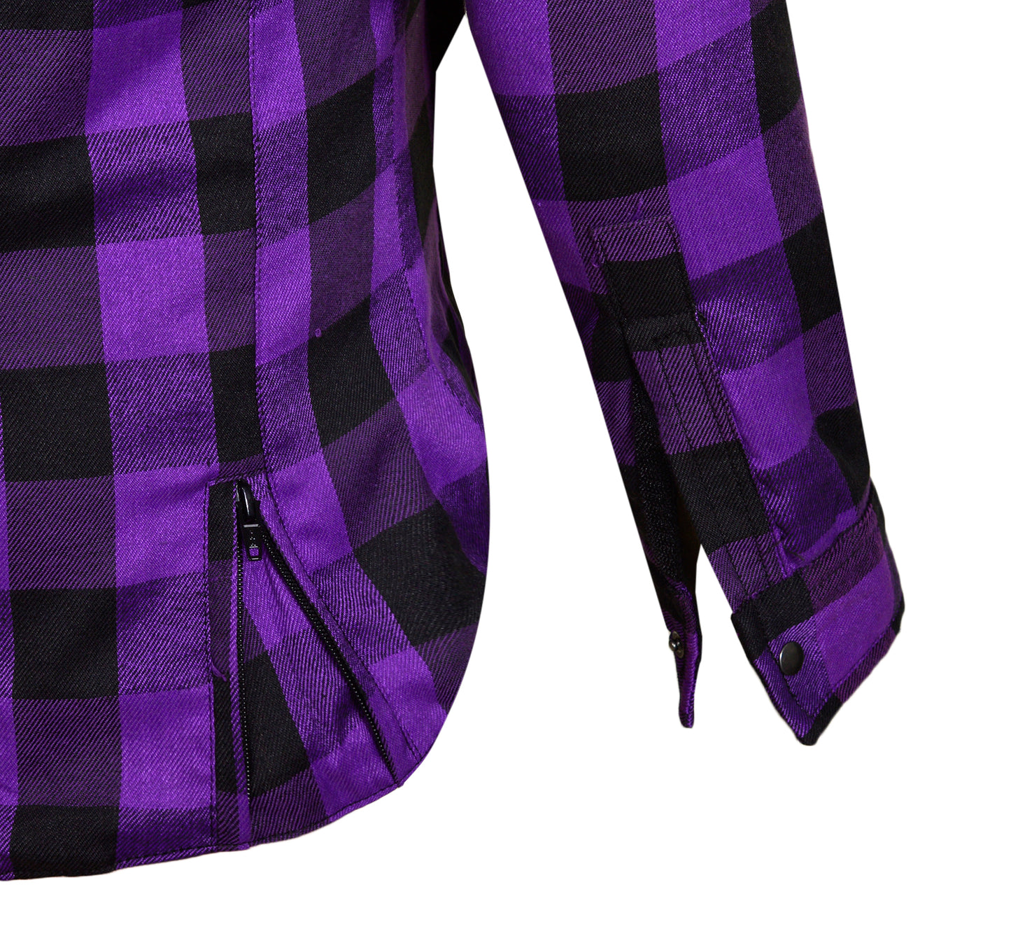 Women's Long Sleeve Checkered Kevlar Shirt