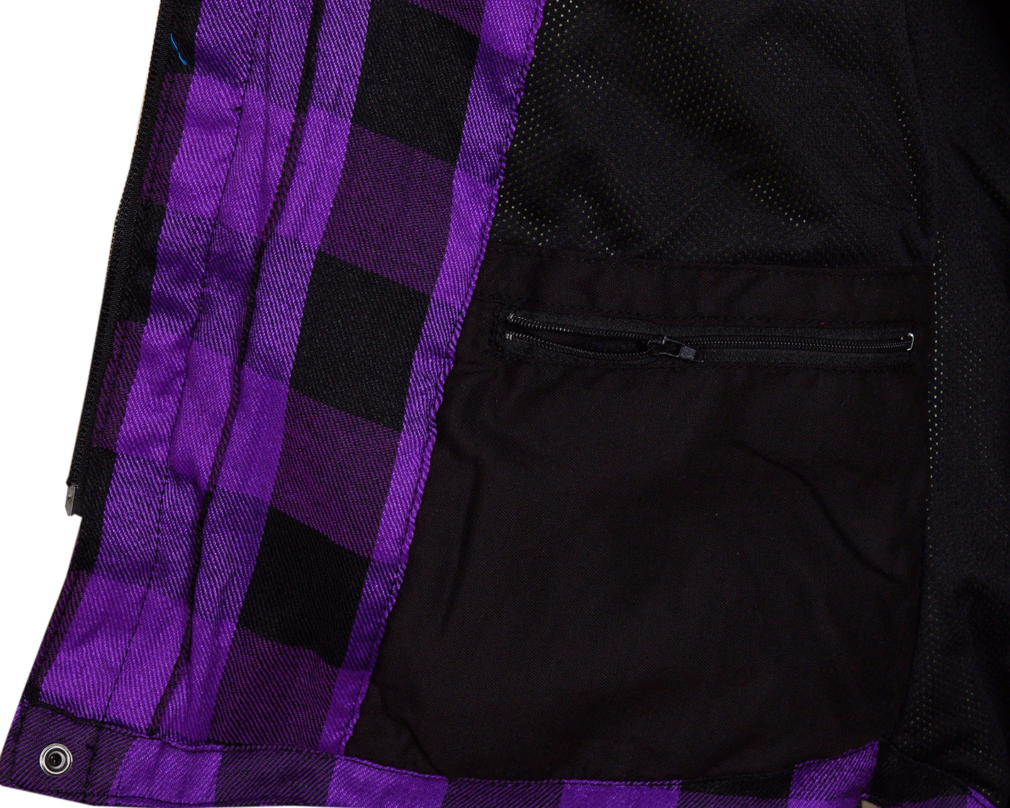 Women's Long Sleeve Checkered Kevlar Shirt