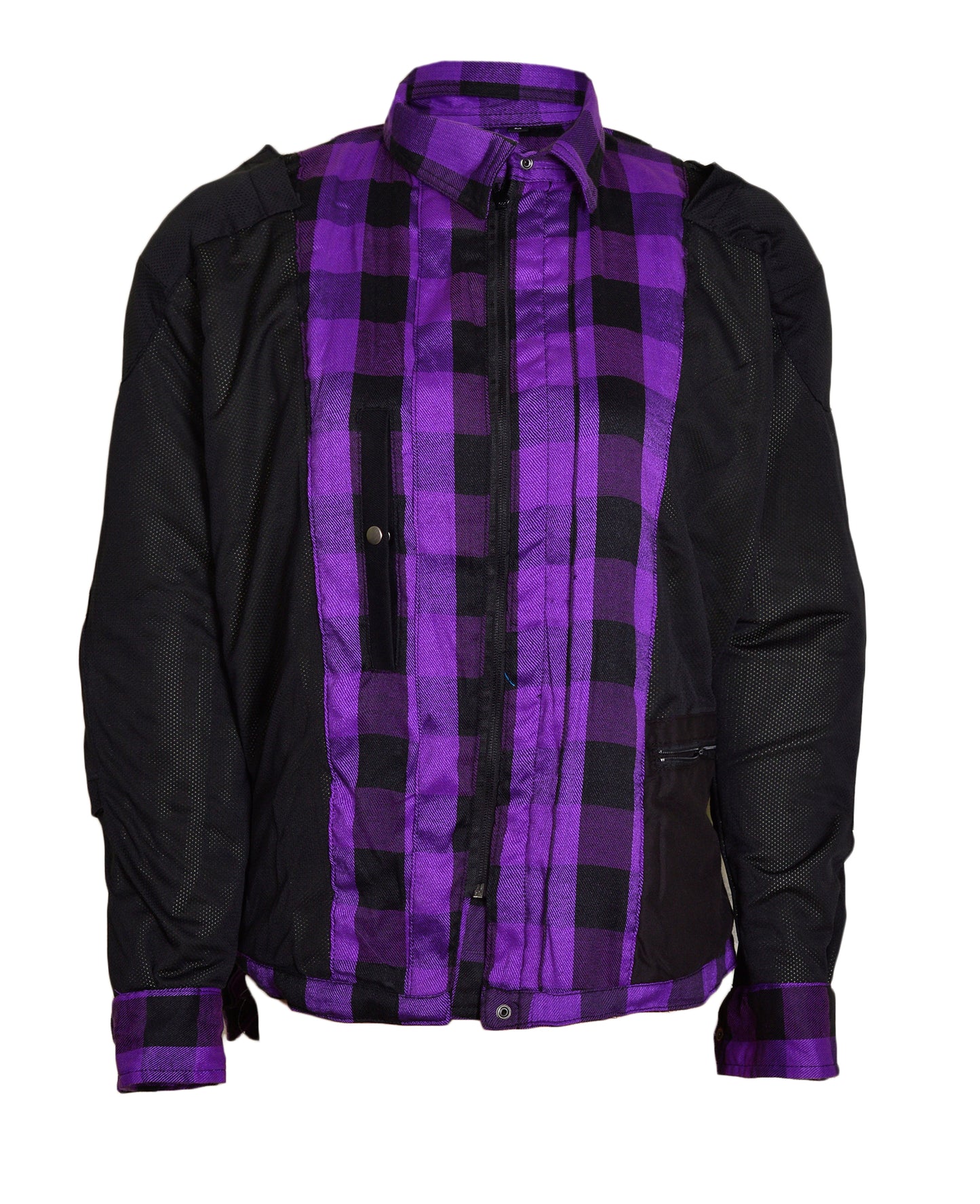 Women's Long Sleeve Checkered Kevlar Shirt