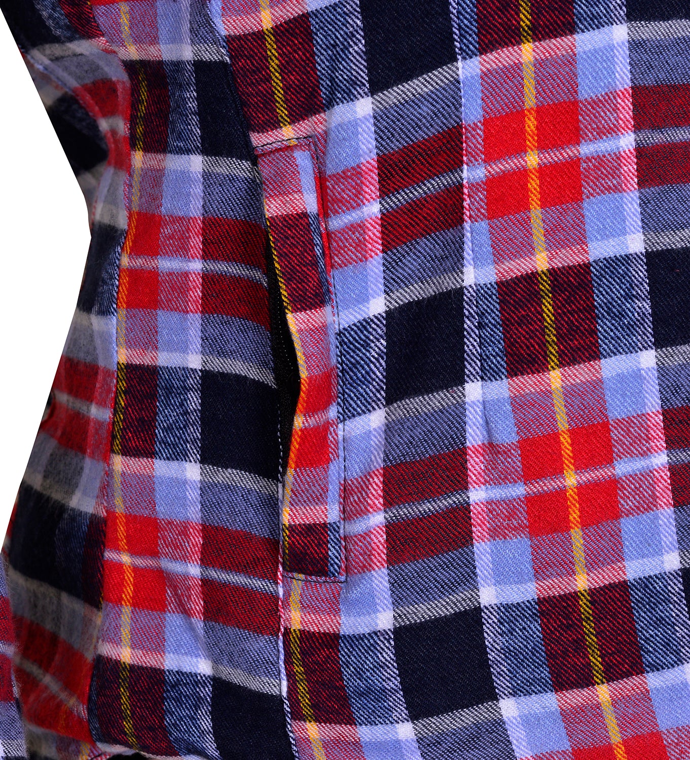 Women's Long Sleeve Checkered Kevlar Shirt