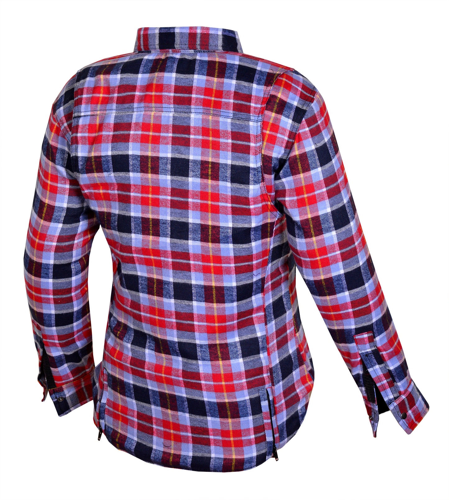 Women's Long Sleeve Checkered Kevlar Shirt
