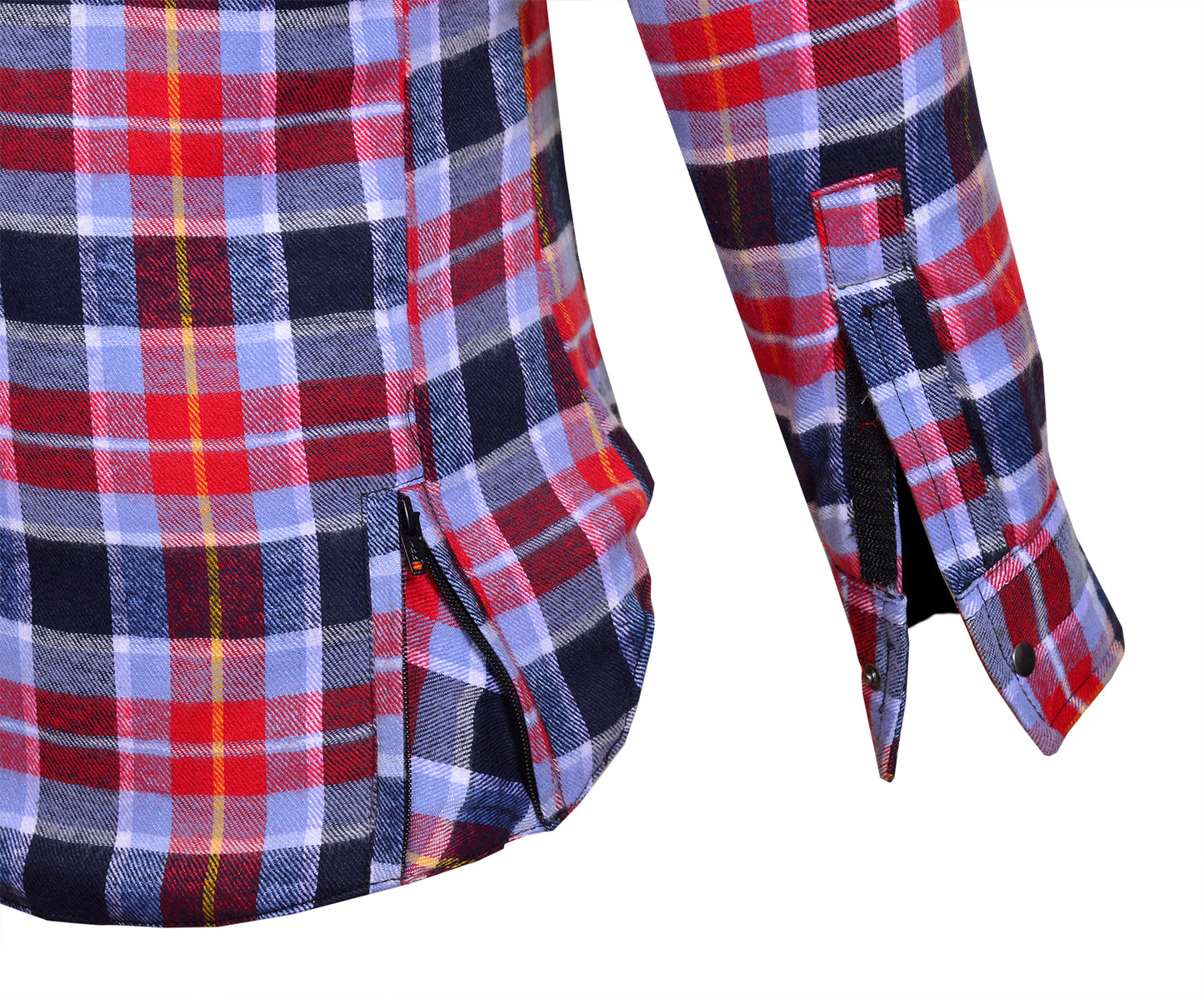 Women's Long Sleeve Checkered Kevlar Shirt