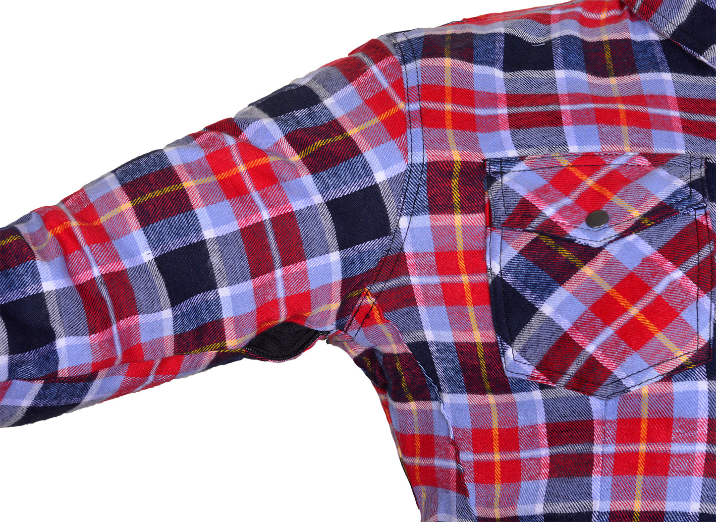 Women's Long Sleeve Checkered Kevlar Shirt