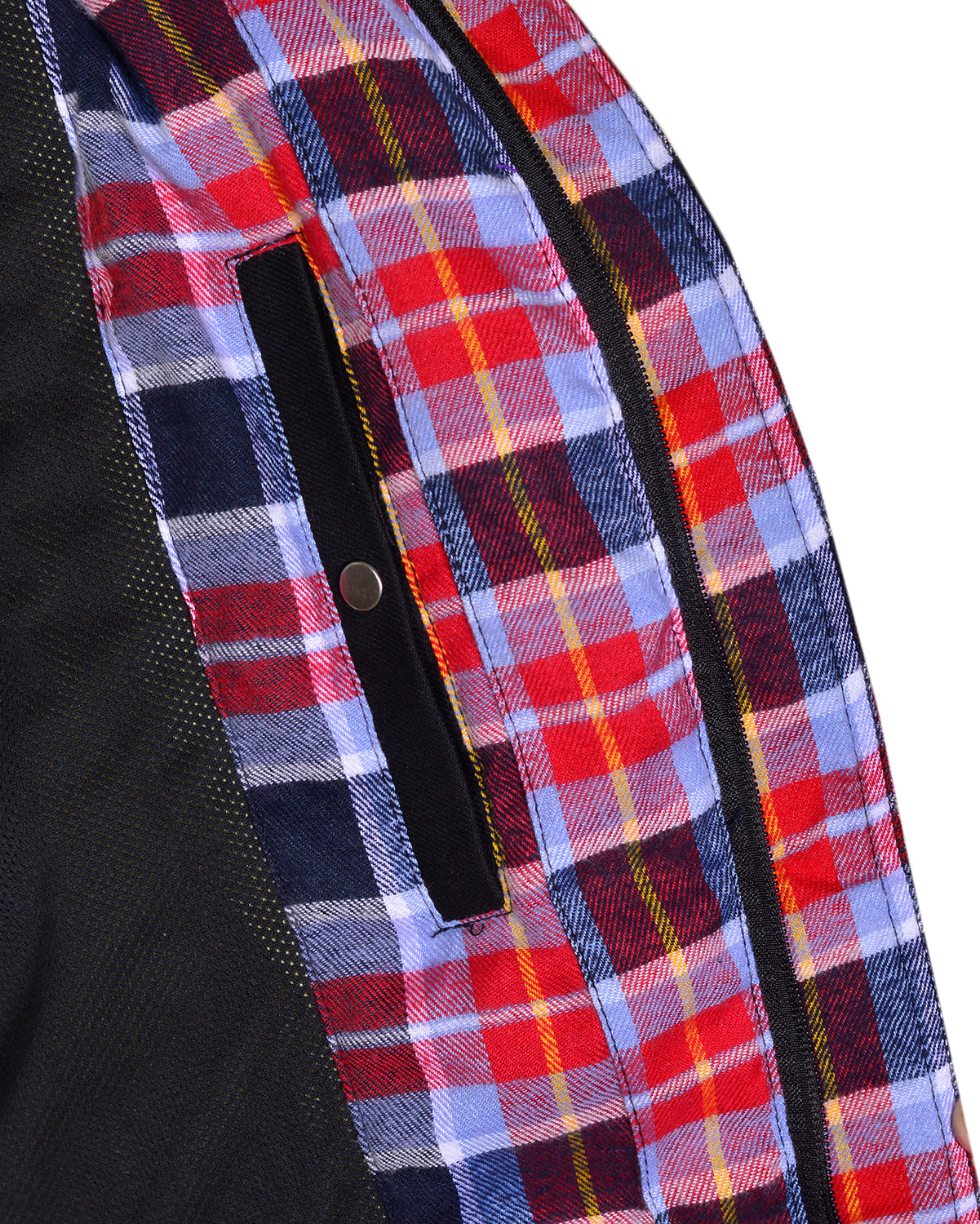 Women's Long Sleeve Checkered Kevlar Shirt