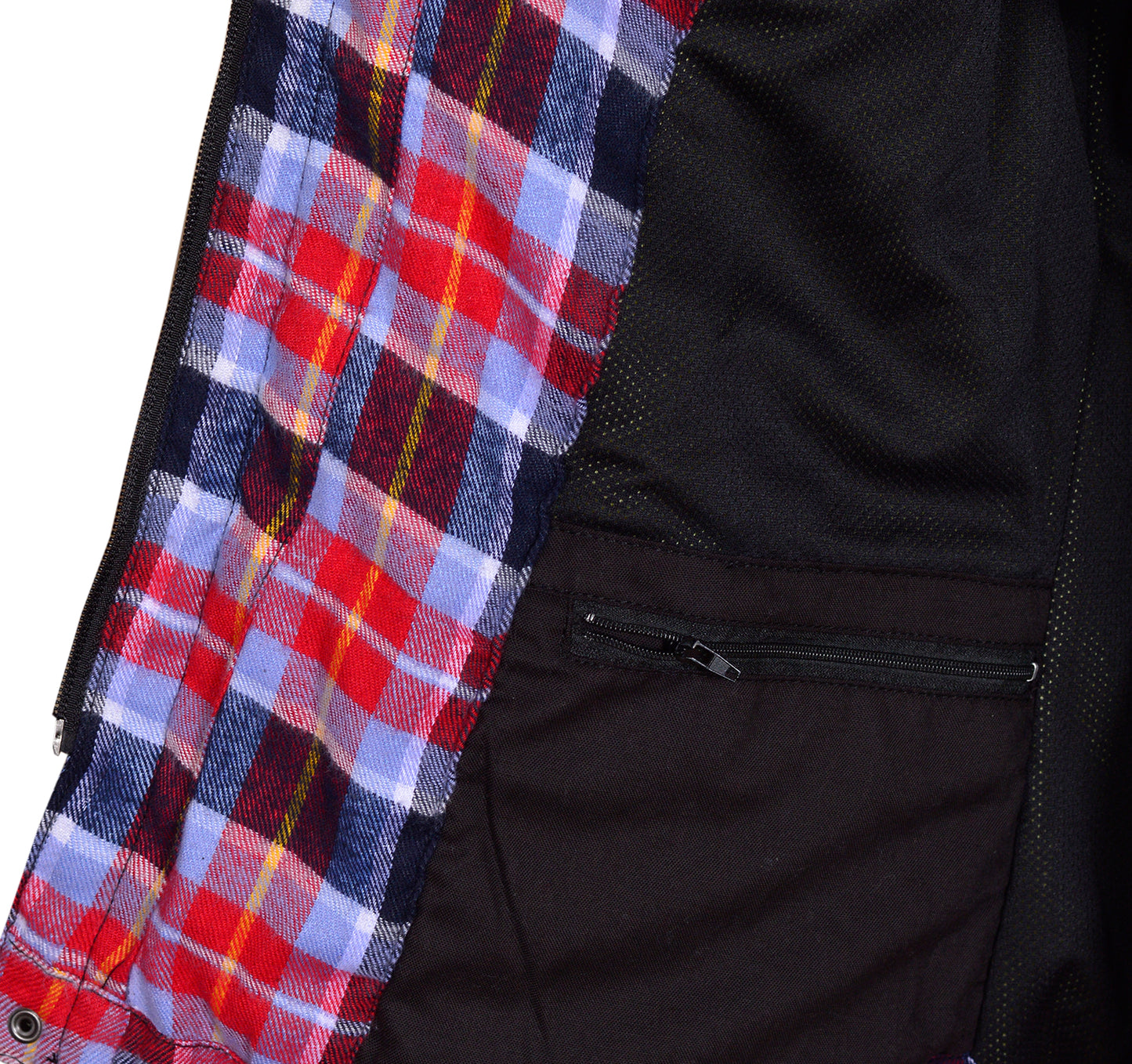 Women's Long Sleeve Checkered Kevlar Shirt