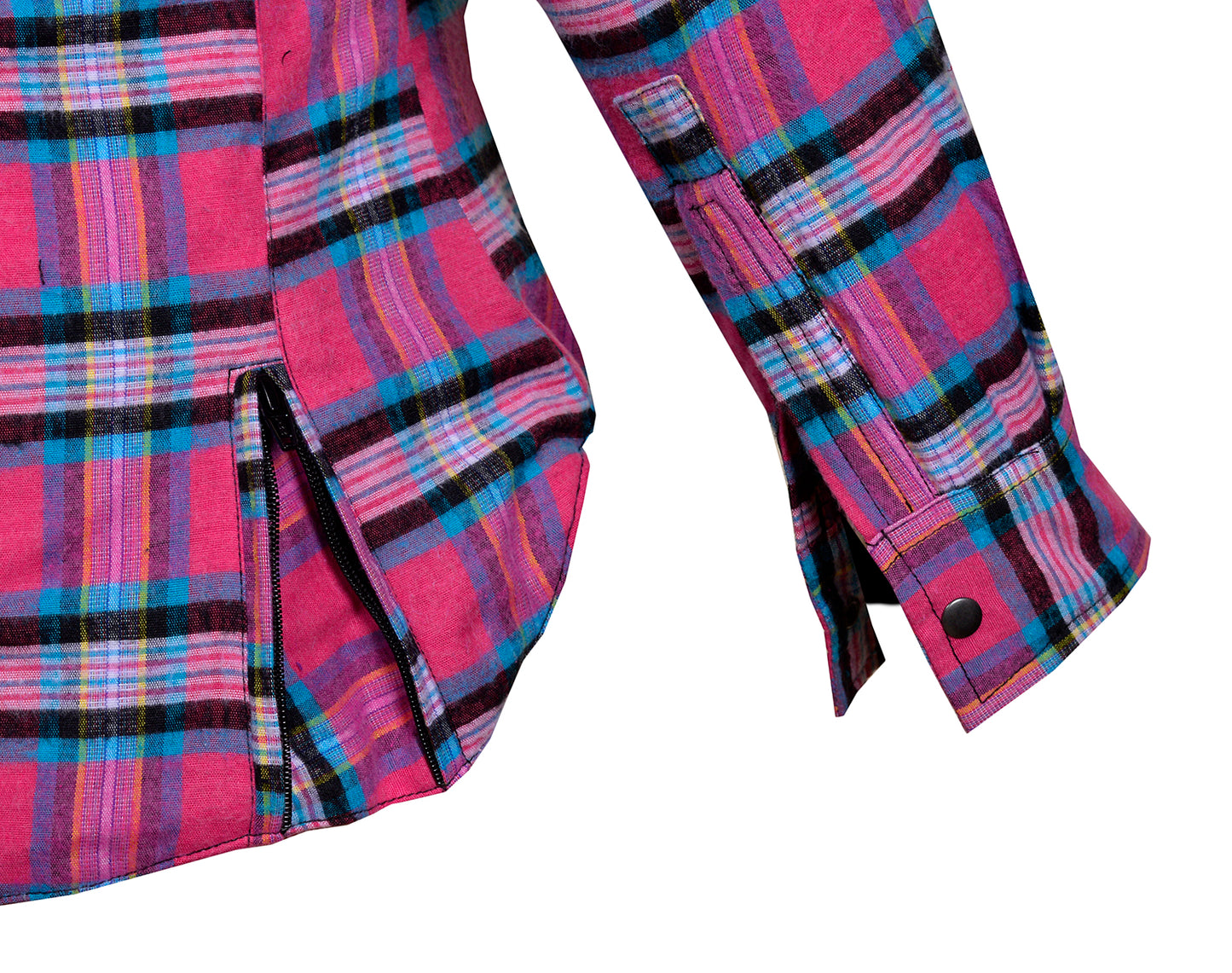 Women's Long Sleeve Checkered Kevlar Shirt
