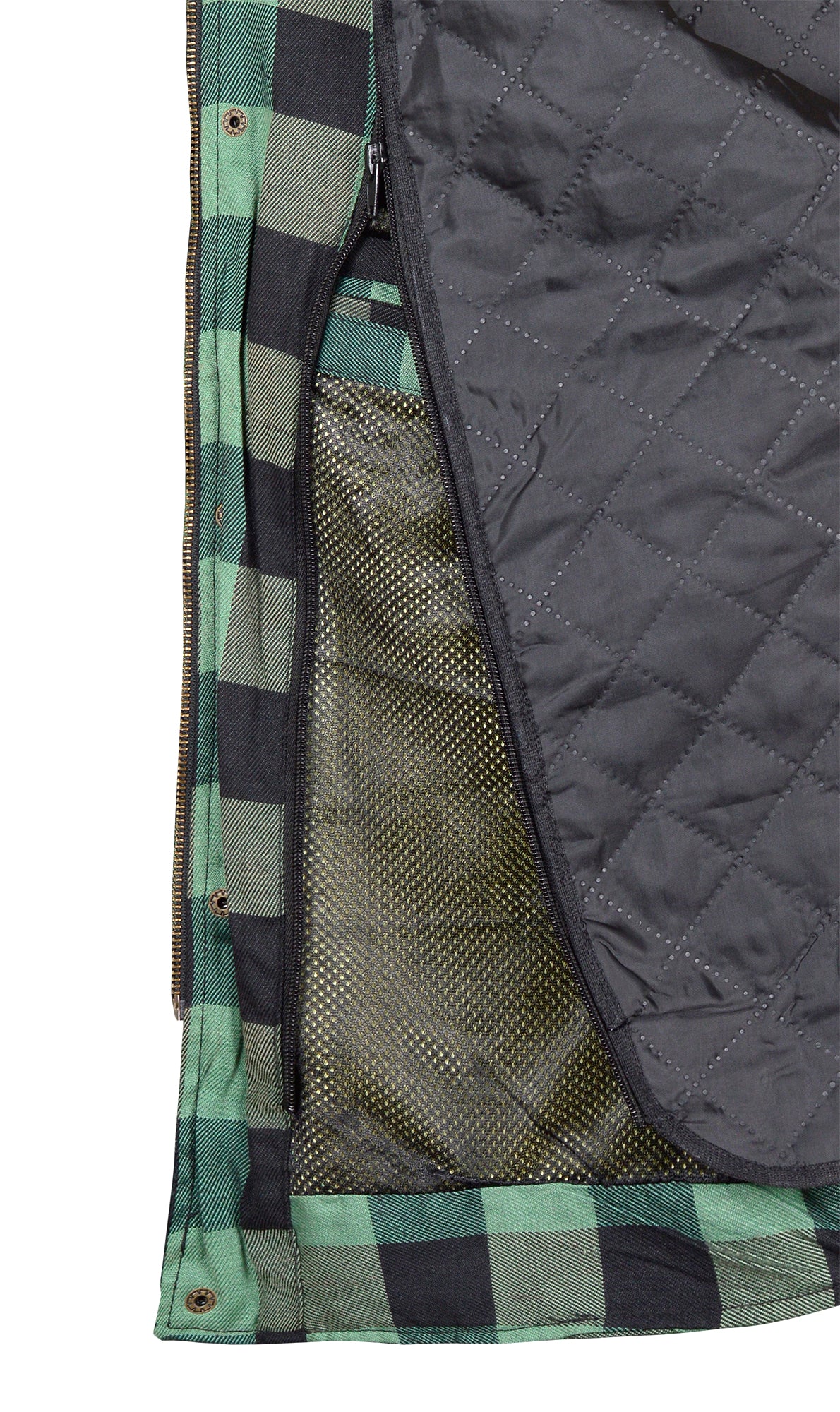 Men’s Flannel Motorcycle Kevlar Shirt