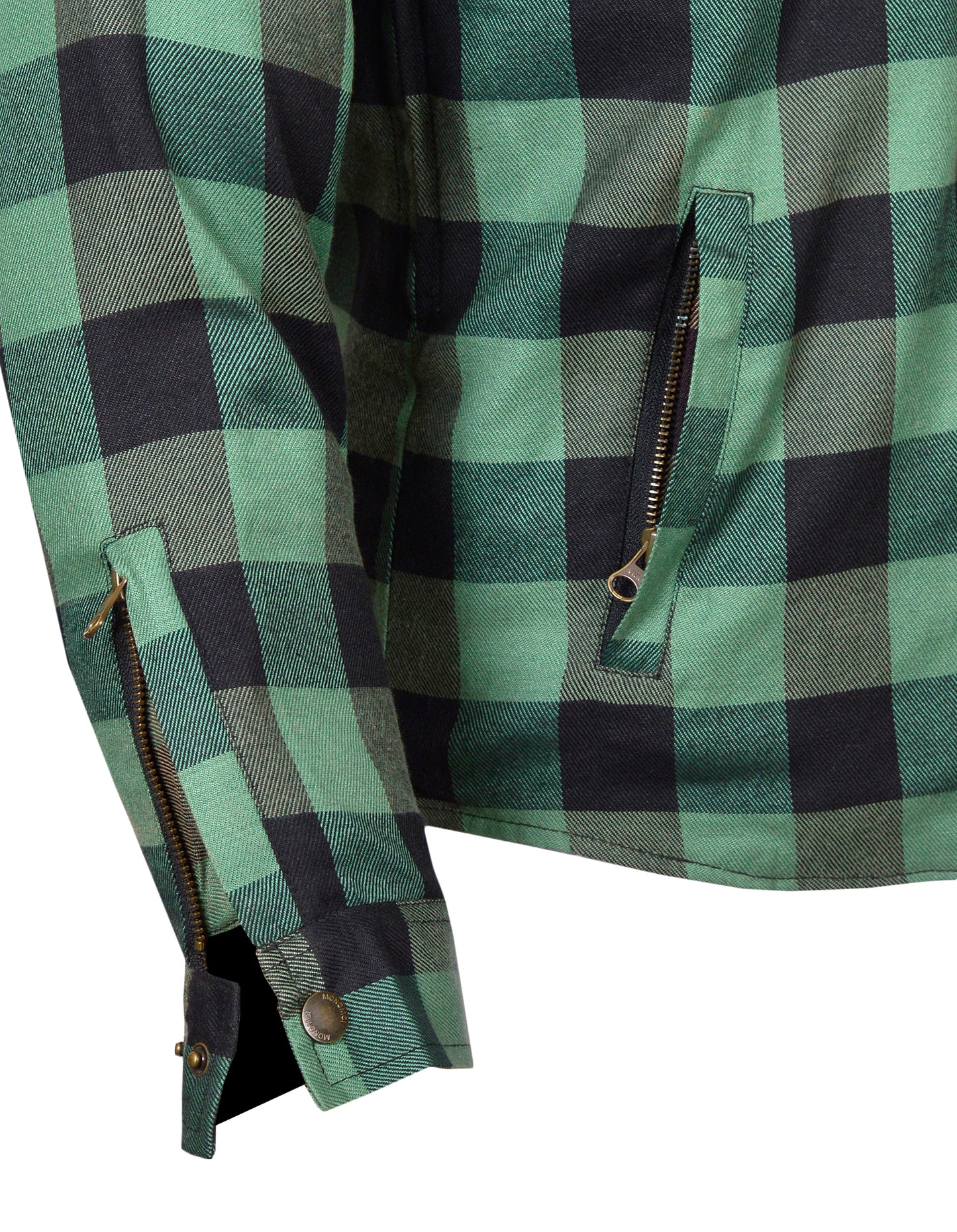 Men’s Flannel Motorcycle Kevlar Shirt