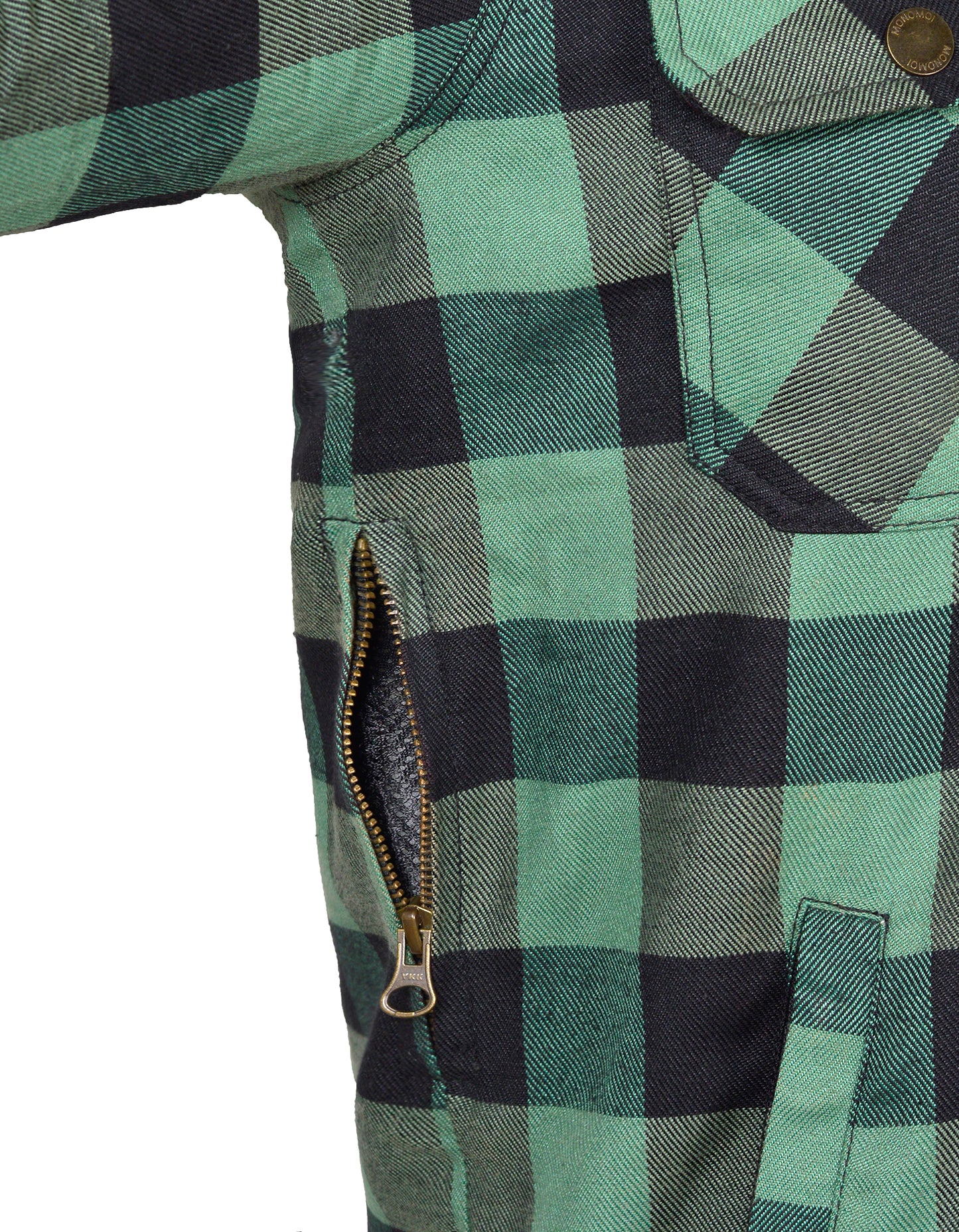 Men’s Flannel Motorcycle Kevlar Shirt