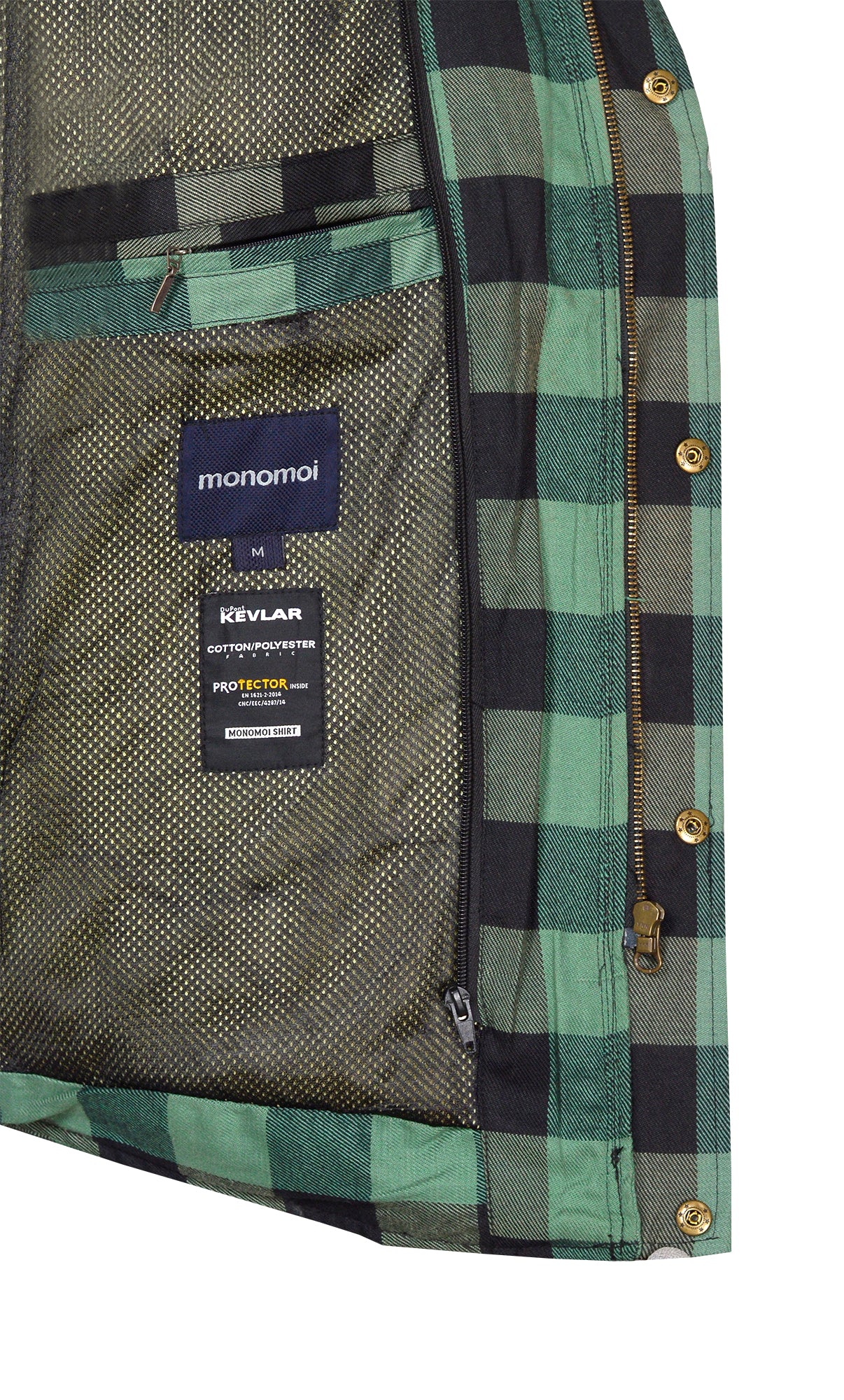 Men’s Flannel Motorcycle Kevlar Shirt
