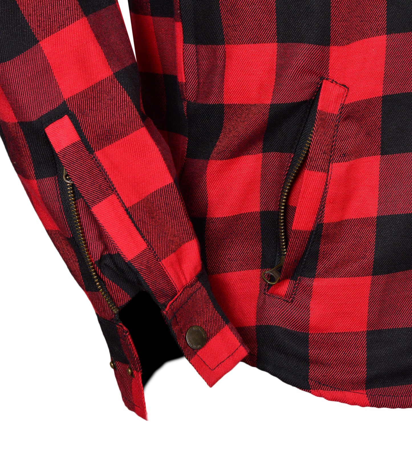 Men’s Flannel Motorcycle Kevlar Shirt