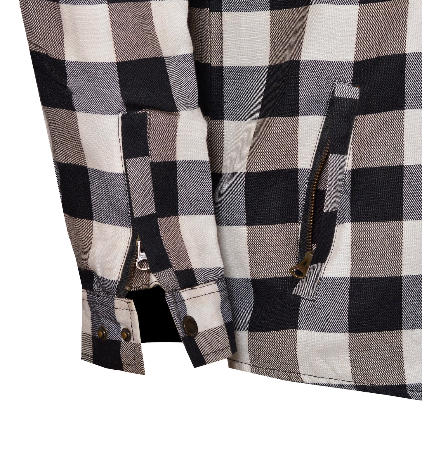 Men’s Flannel Motorcycle Kevlar Shirt