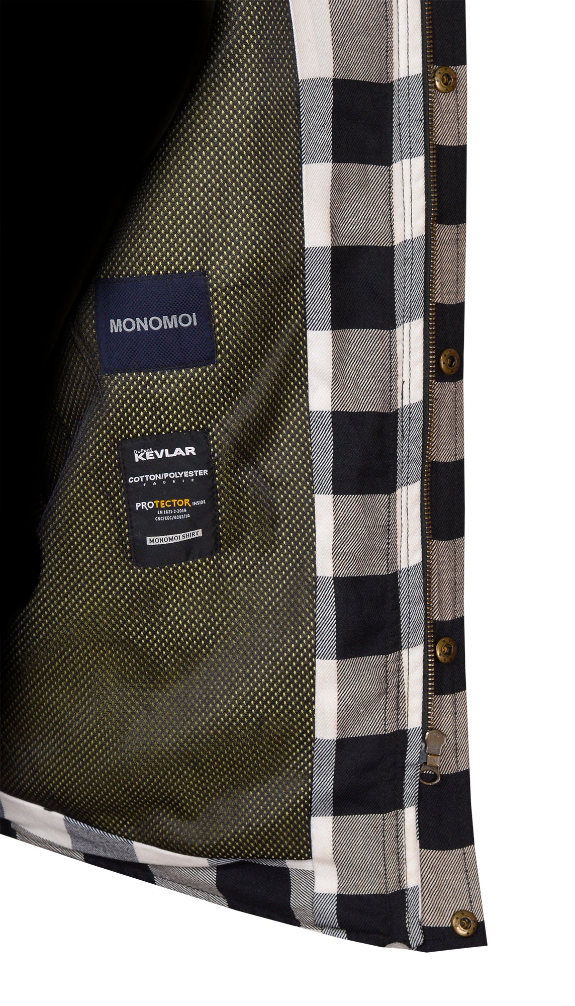 Men’s Flannel Motorcycle Kevlar Shirt