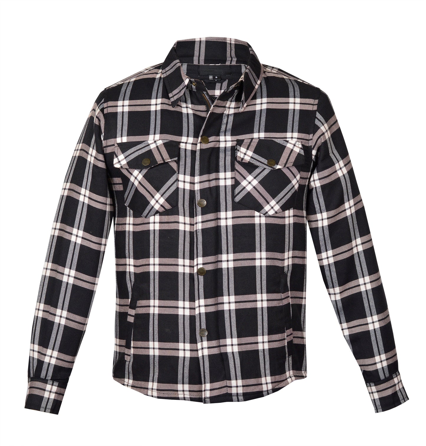 Men’s Flannel Motorcycle Kevlar Shirt