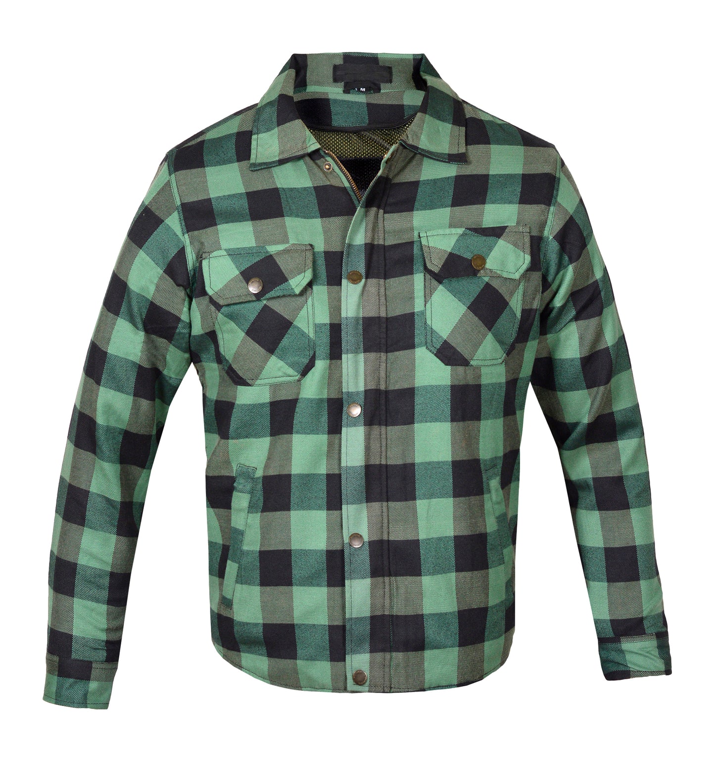 Men’s Flannel Motorcycle Kevlar Shirt