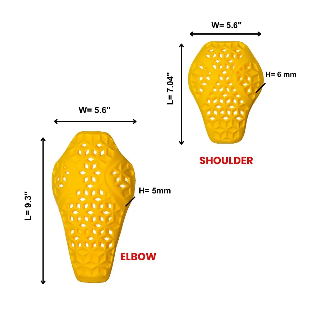 PROTECTOR - CE2 - SHOULDER & ELBOW - HONEYCOMB (400Gm)