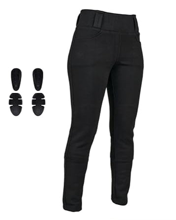 Women's Kevlar-Lined Motorcycle Plain Pants