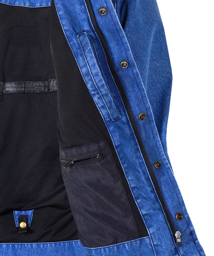 Men’s Denim Kevlar Motorcycle Shirt