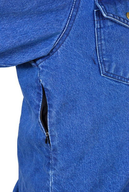 Men’s Denim Kevlar Motorcycle Shirt