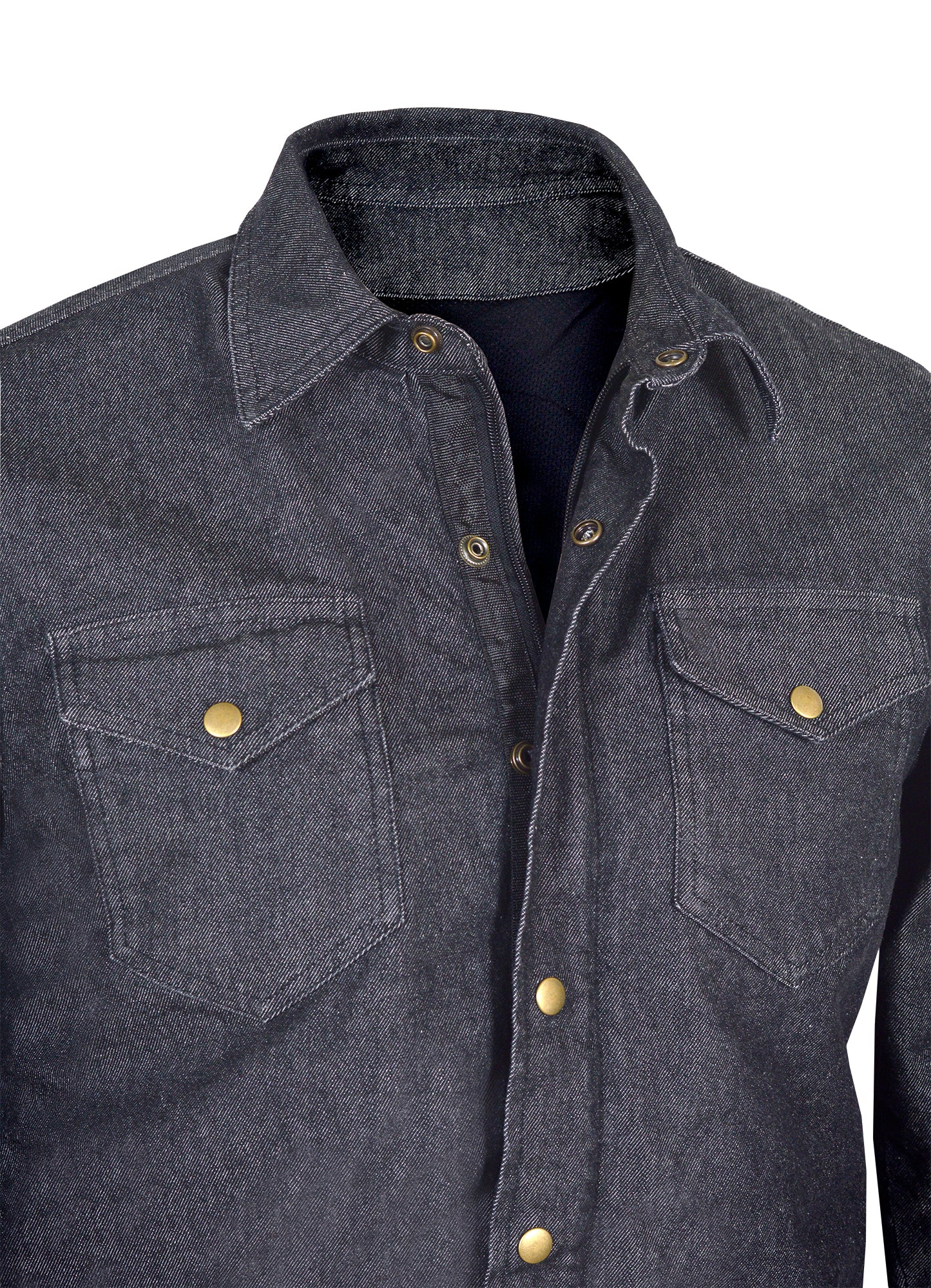 Men’s Denim Kevlar Motorcycle Shirt