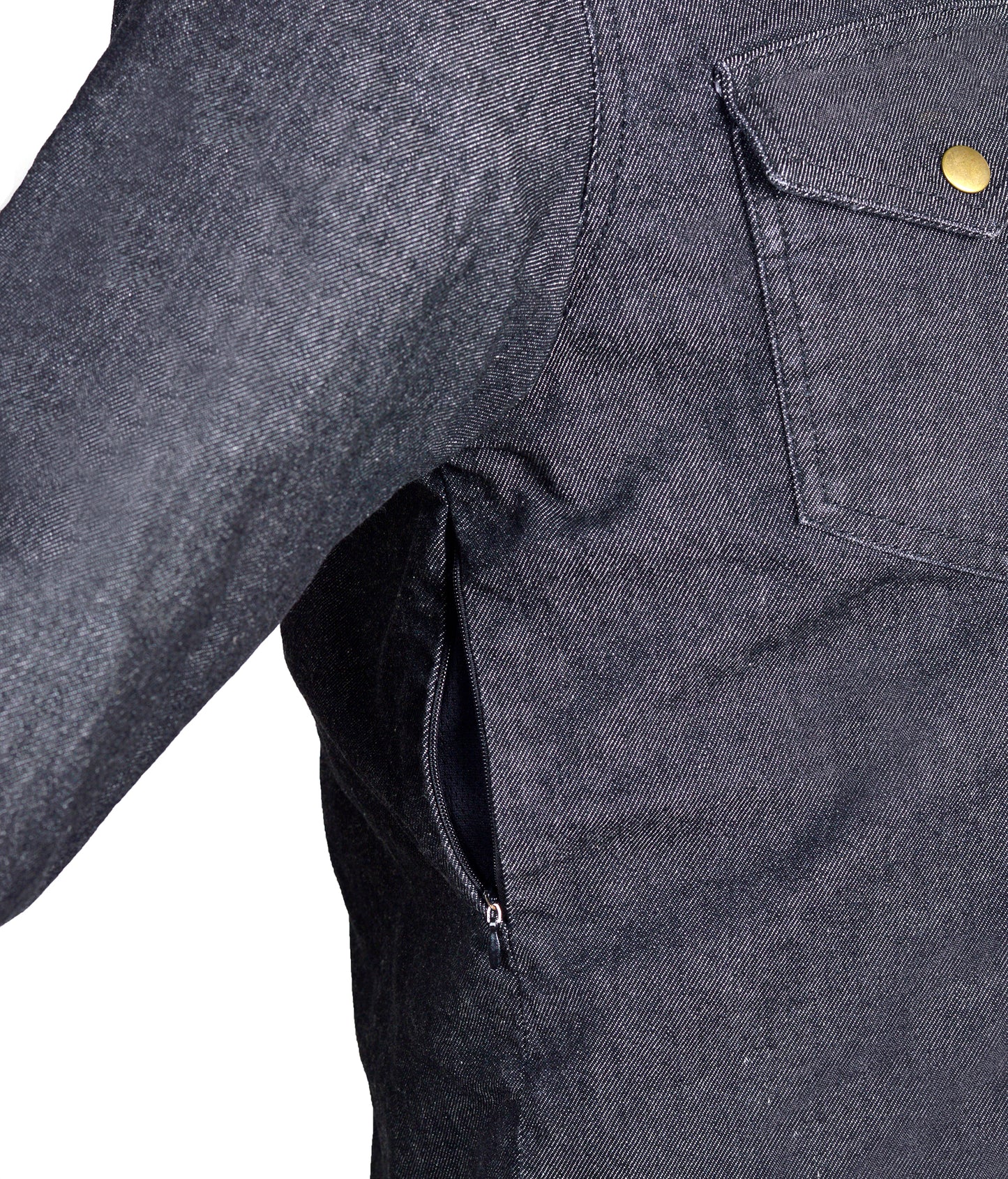 Men’s Denim Kevlar Motorcycle Shirt