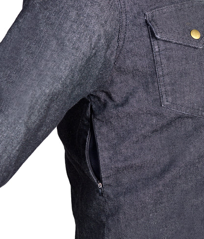 Men’s Denim Kevlar Motorcycle Shirt