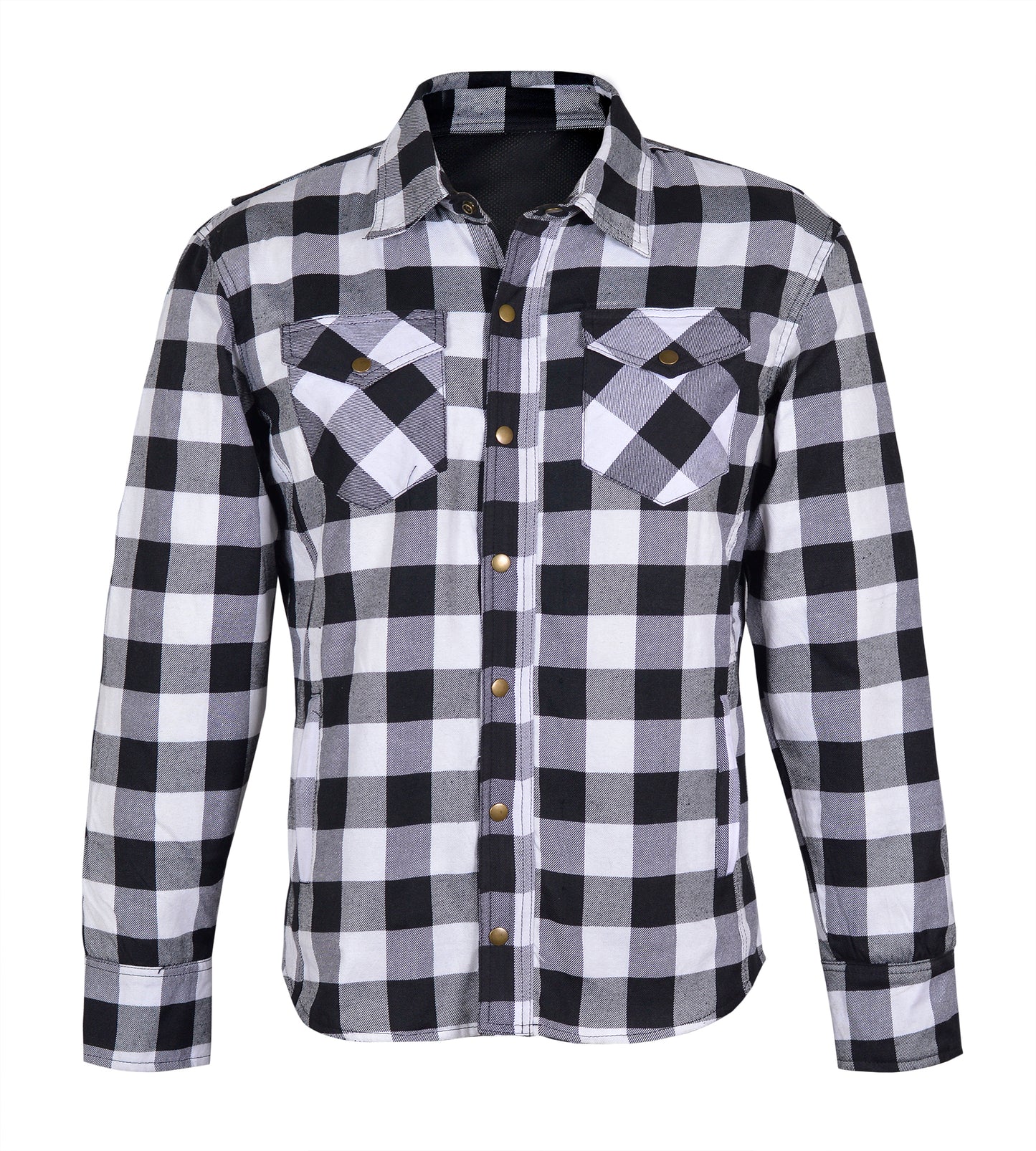 Men’s Flannel Motorcycle Kevlar Shirt