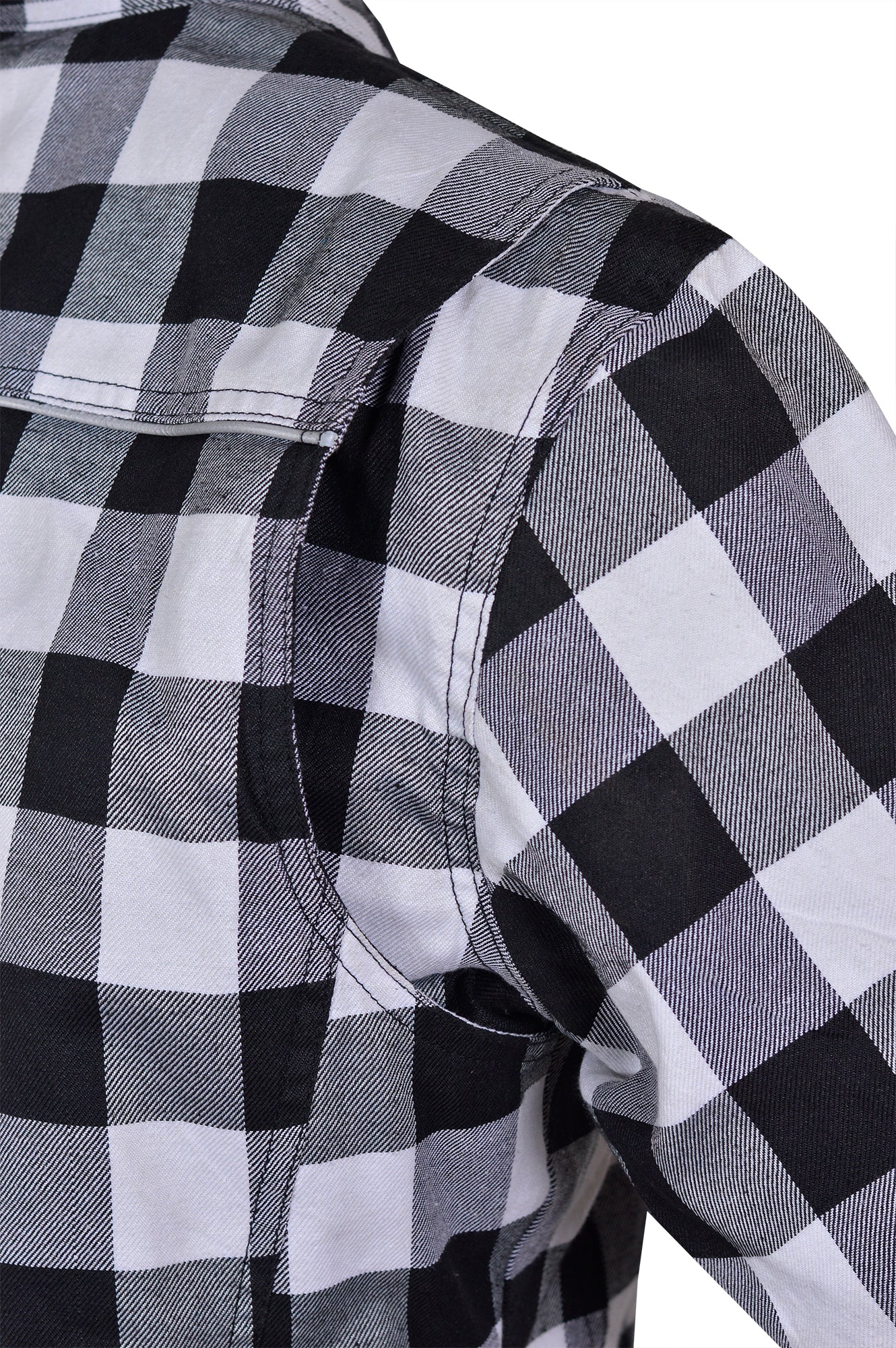 Men’s Flannel Motorcycle Kevlar Shirt