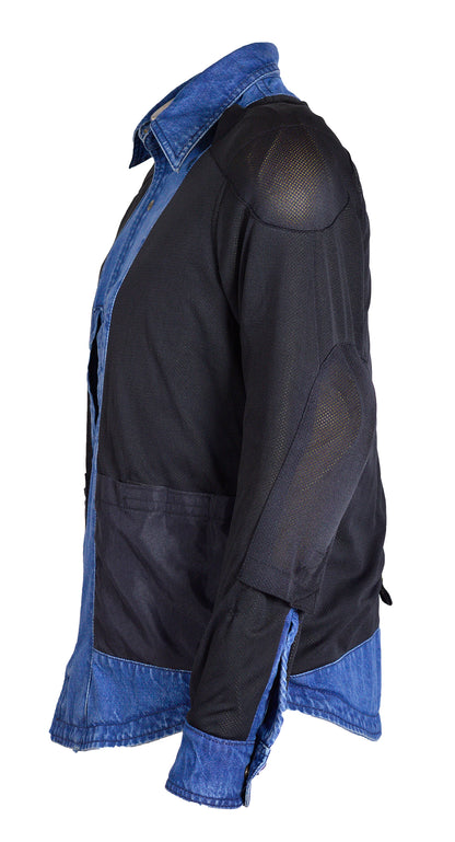 Men’s Denim Kevlar Motorcycle Shirt