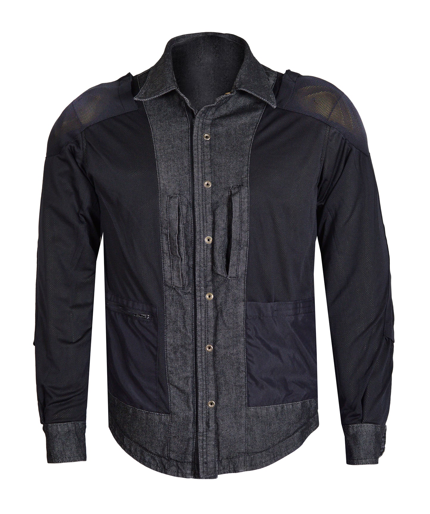 Men’s Denim Kevlar Motorcycle Shirt