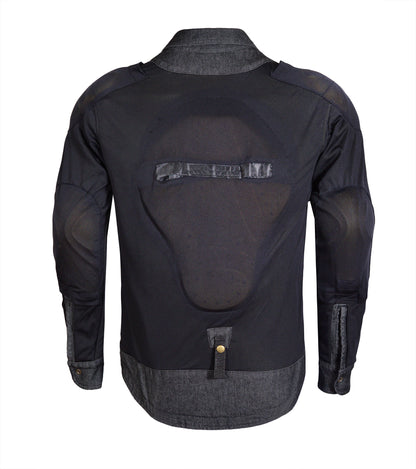 Men’s Denim Kevlar Motorcycle Shirt