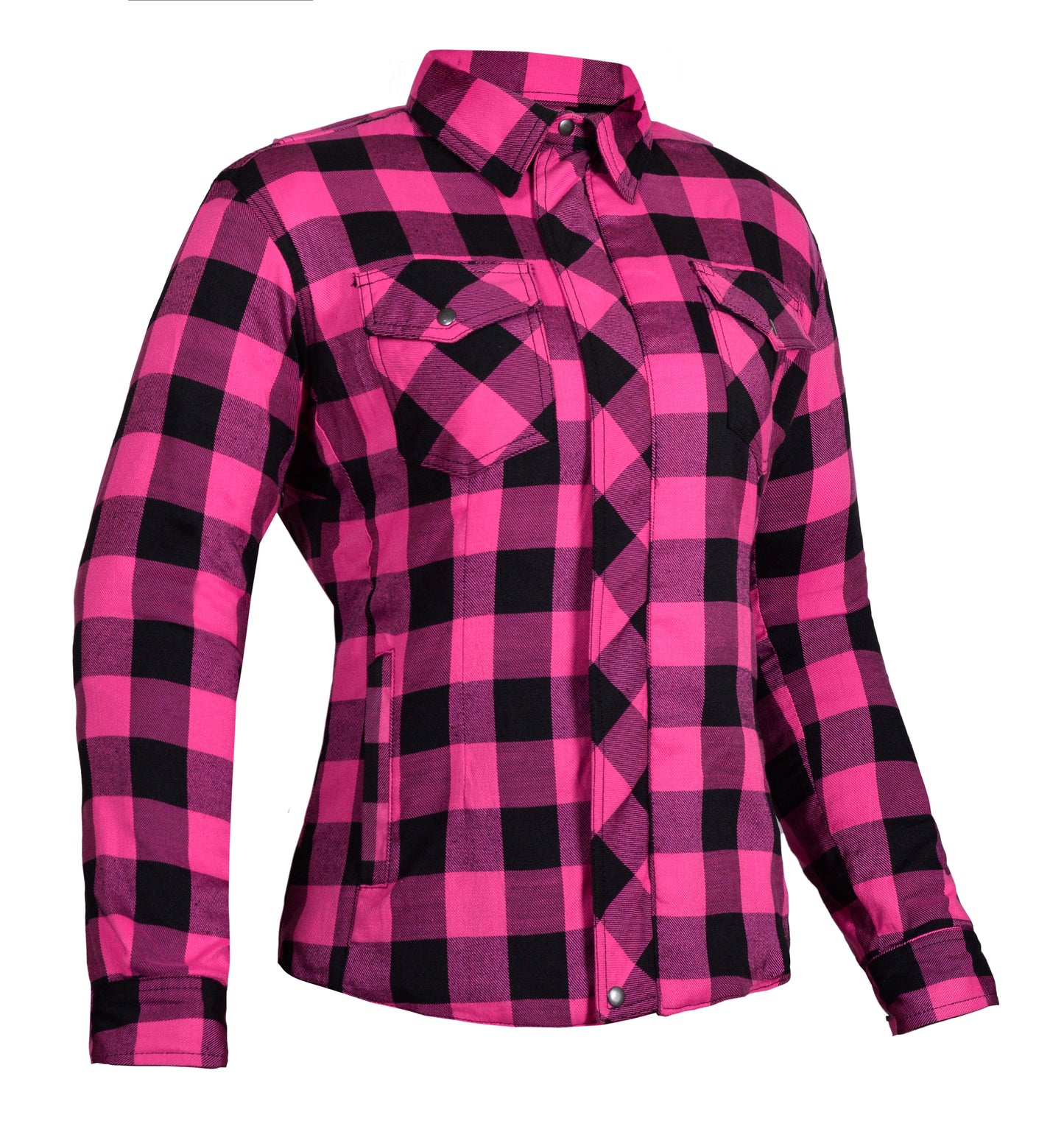 Women's Long Sleeve Checkered Kevlar Shirt