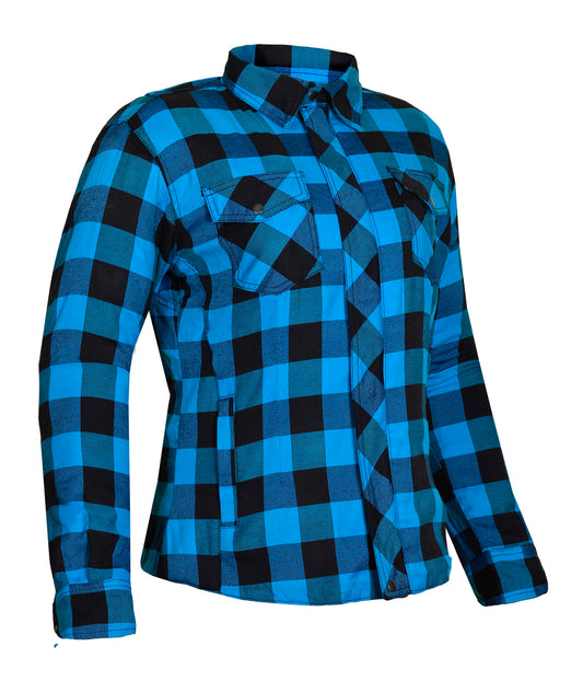 Women's Long Sleeve Checkered Kevlar Shirt