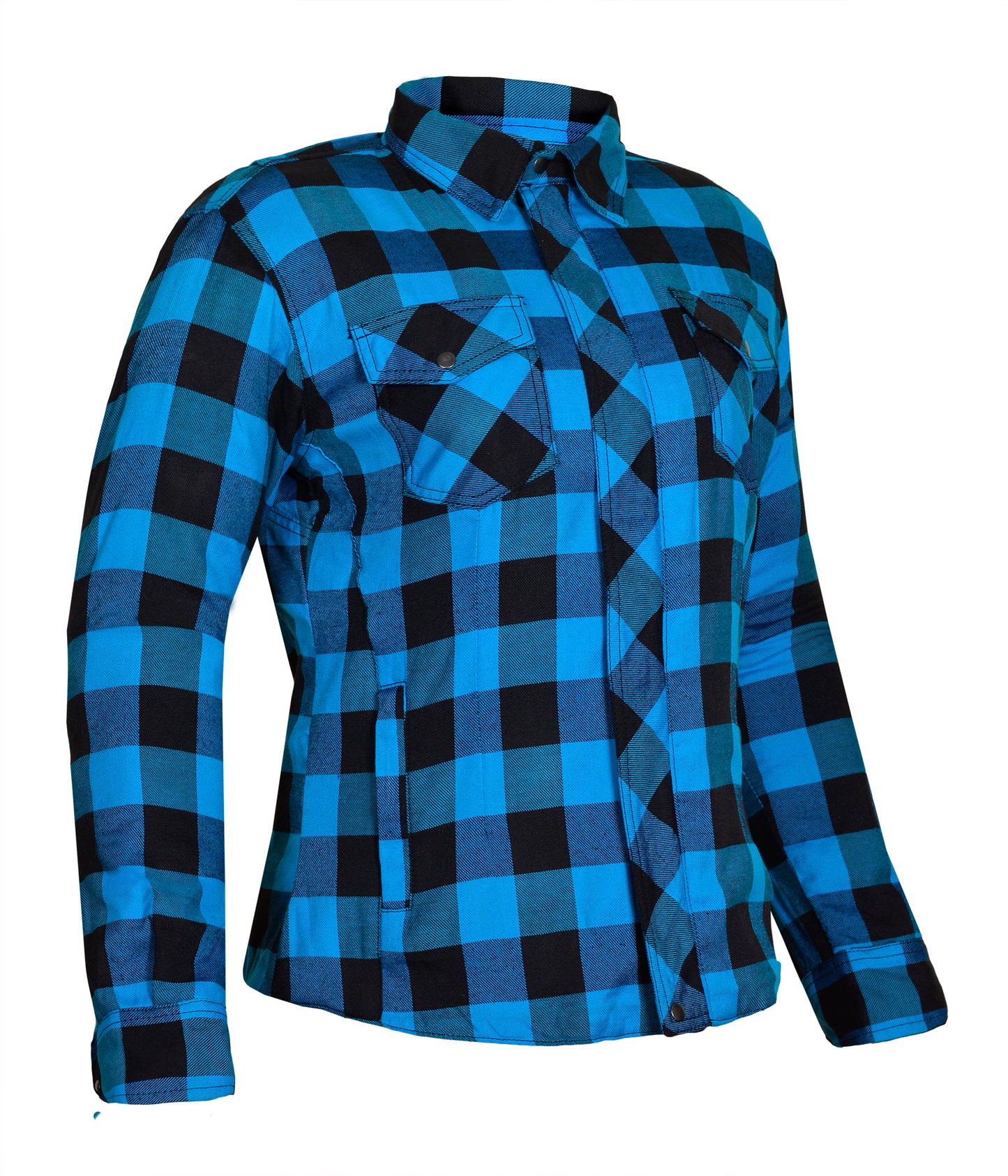 Women's Long Sleeve Checkered Kevlar Shirt