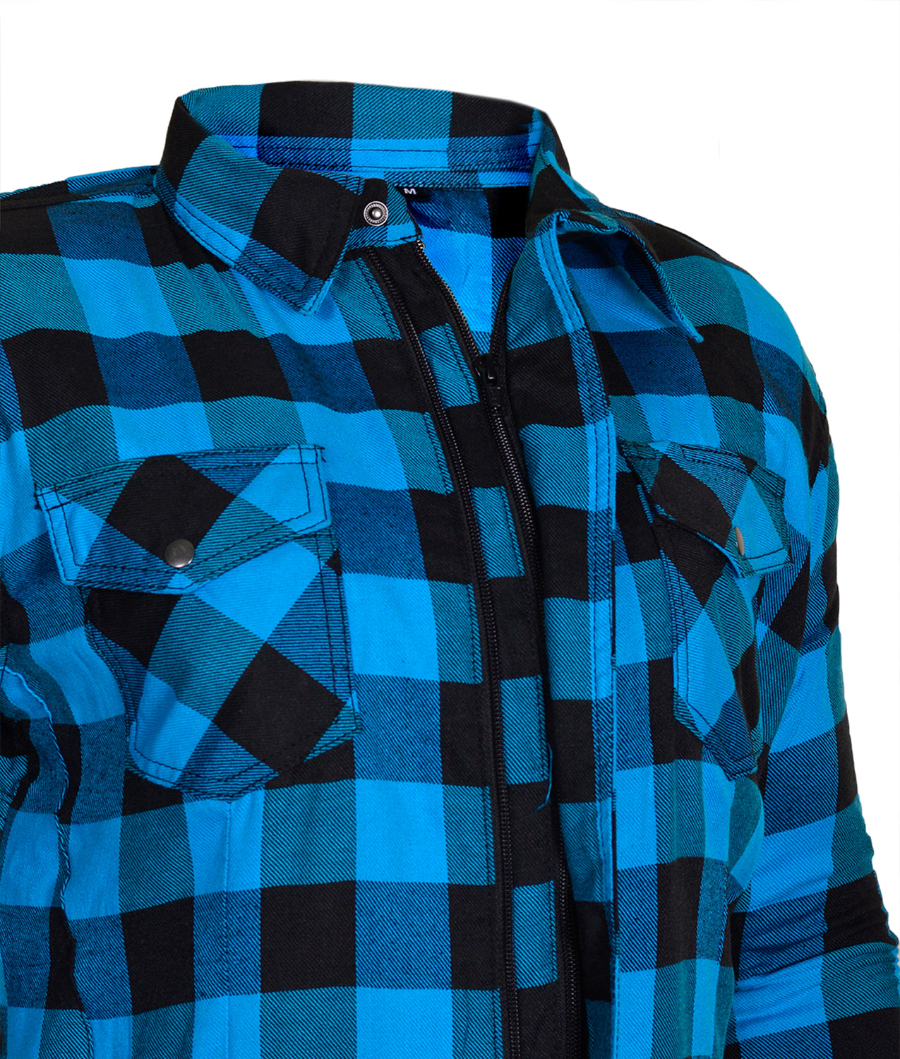 Women's Long Sleeve Checkered Kevlar Shirt