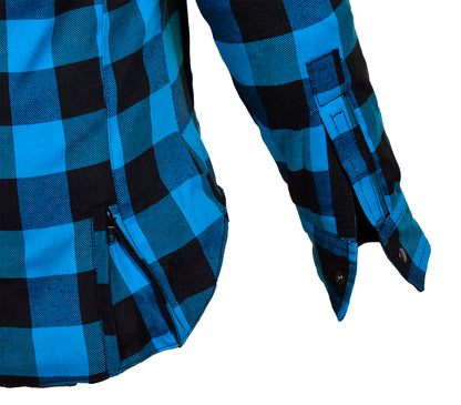 Women's Long Sleeve Checkered Kevlar Shirt