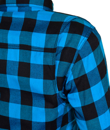 Women's Long Sleeve Checkered Kevlar Shirt
