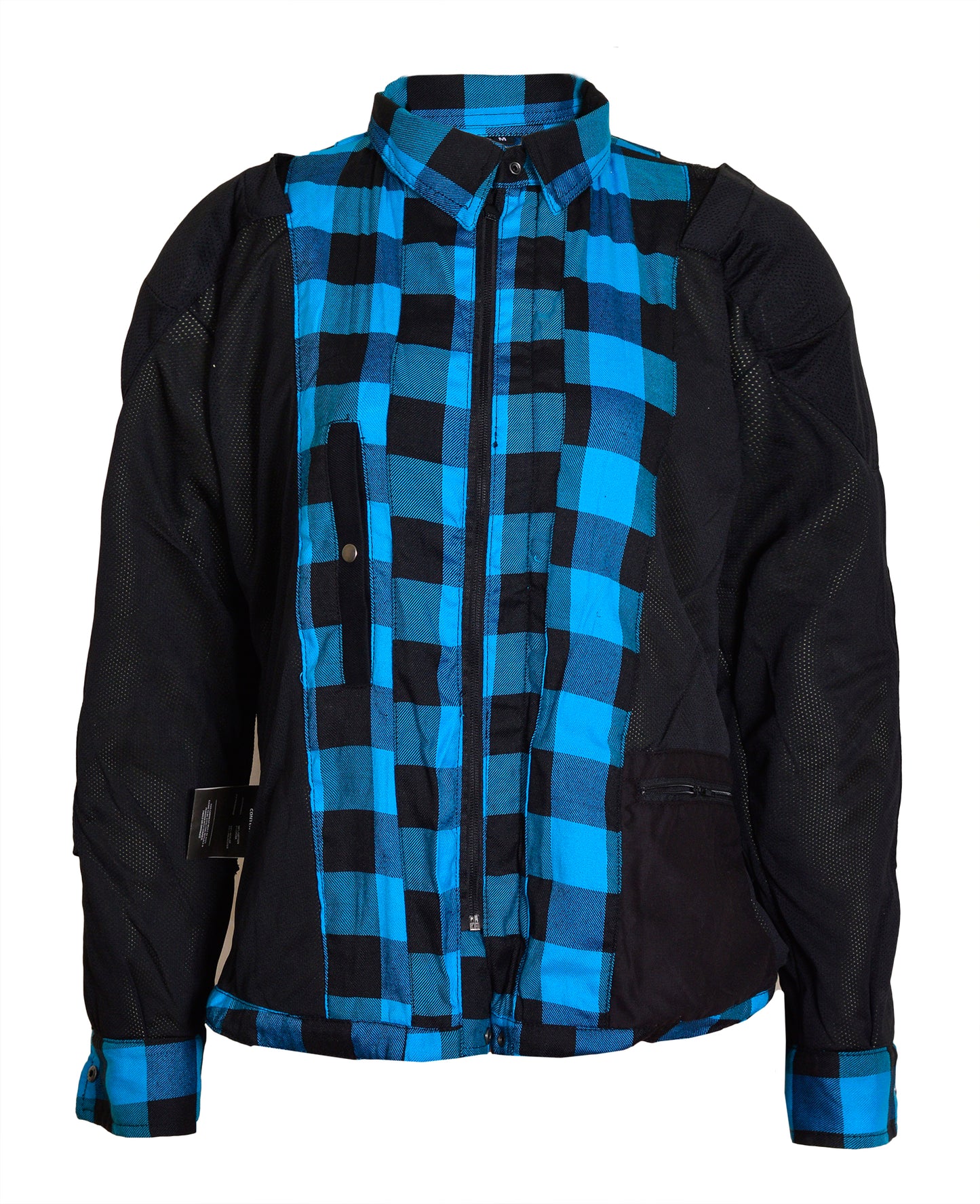 Women's Long Sleeve Checkered Kevlar Shirt