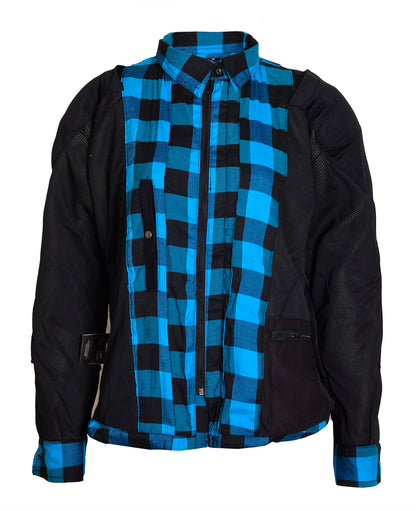 Women's Long Sleeve Checkered Kevlar Shirt