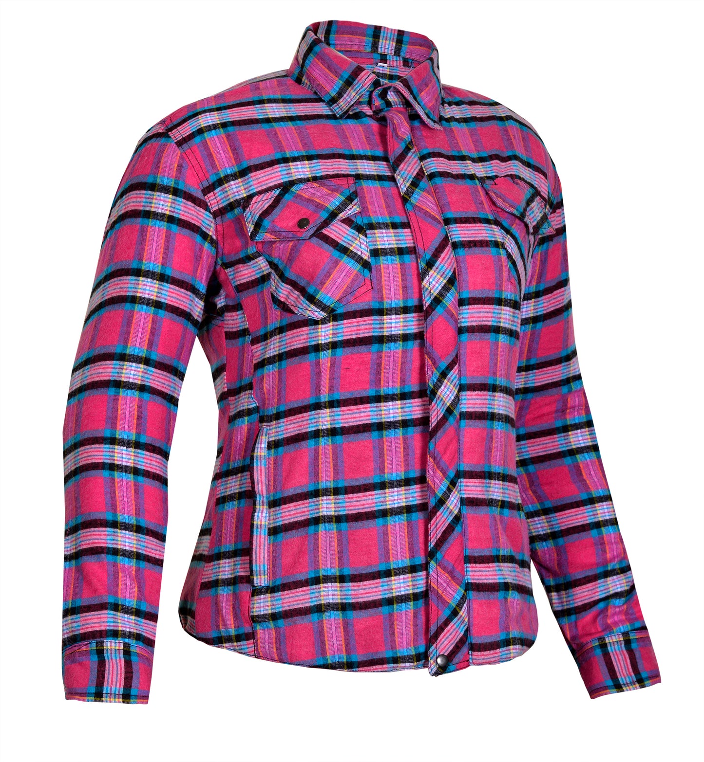 Women's Long Sleeve Checkered Kevlar Shirt