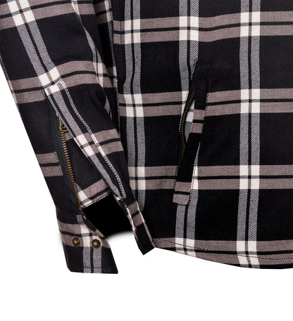 Men’s Flannel Motorcycle Kevlar Shirt