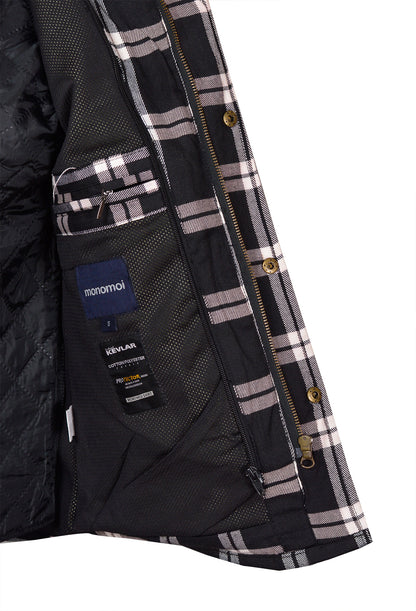 Men’s Flannel Motorcycle Kevlar Shirt