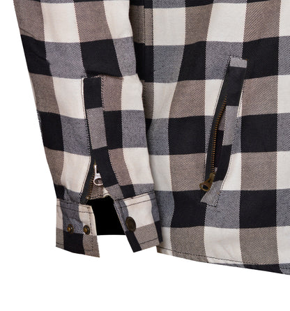 Men’s Flannel Motorcycle Kevlar Shirt