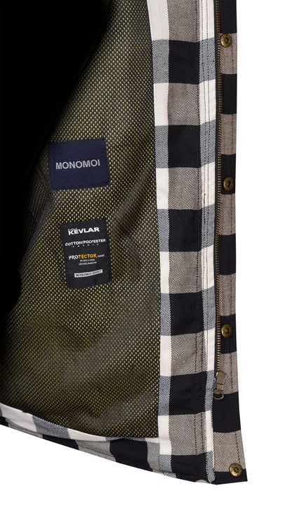 Men’s Flannel Motorcycle Kevlar Shirt